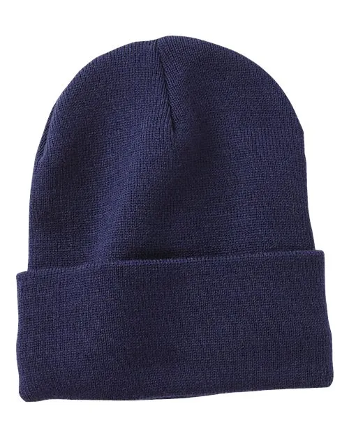12" Fleece Lined Cuffed Beanie - SP12FL