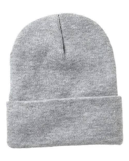 12" Fleece Lined Cuffed Beanie - SP12FL