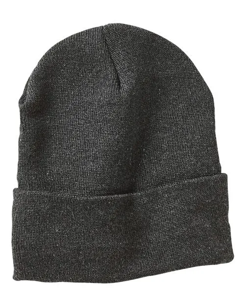 12" Fleece Lined Cuffed Beanie - SP12FL