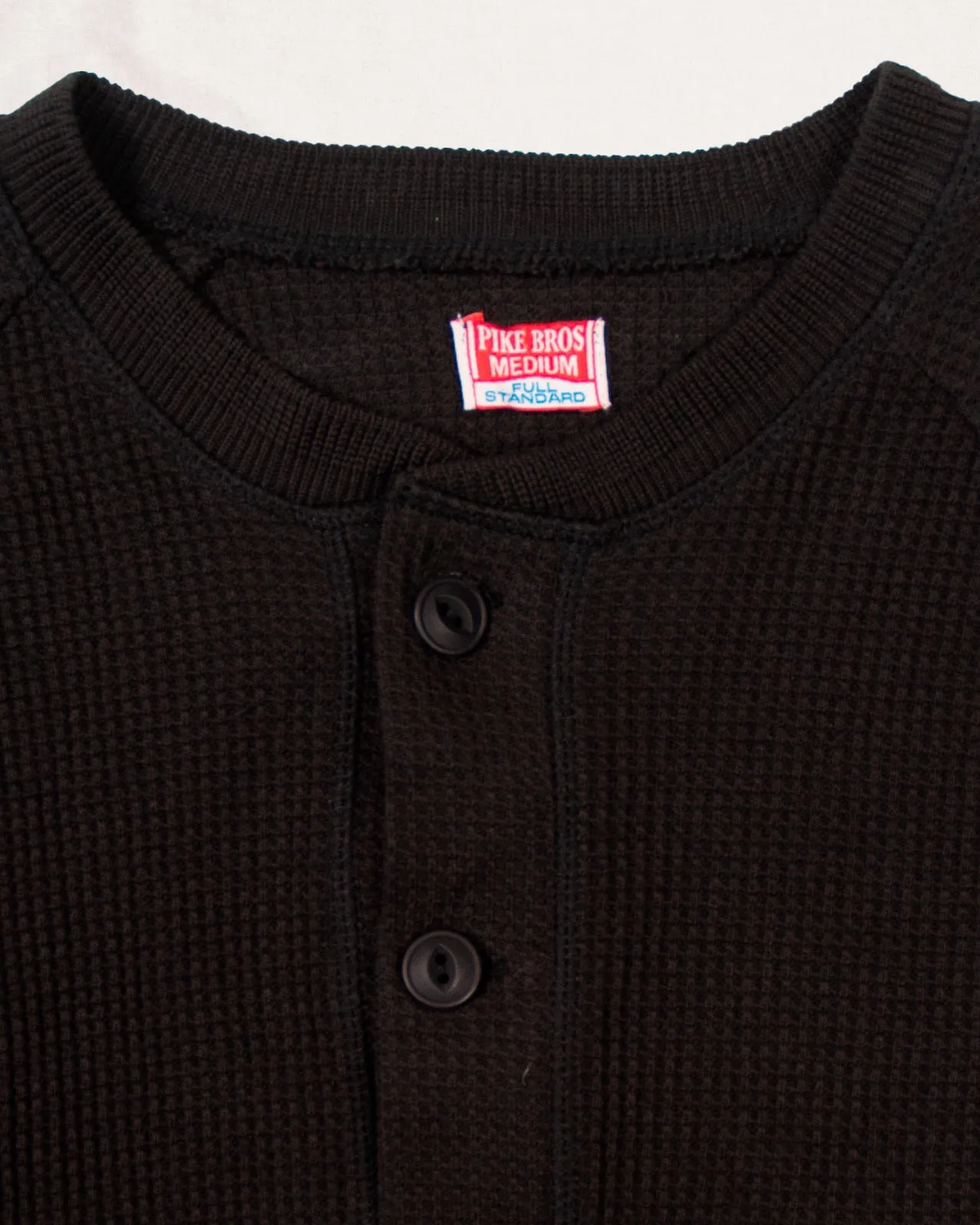 1936 Waffle Shirt Black