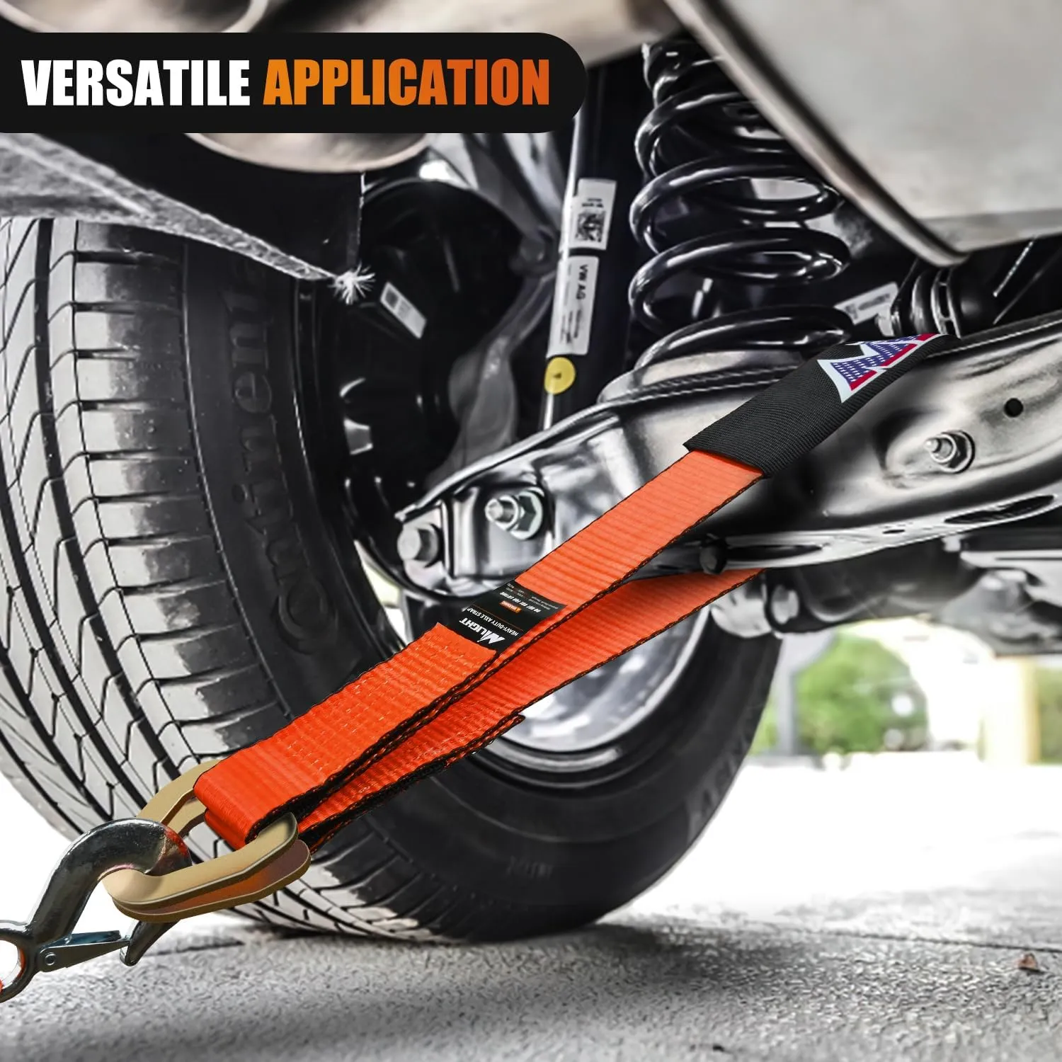 2in x 38in Axle Tie Down Straps 4PCS