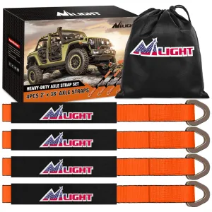 2in x 38in Axle Tie Down Straps 4PCS