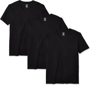 2(X)IST Mens Essential Cotton V-Neck T-Shirt 3-Pack