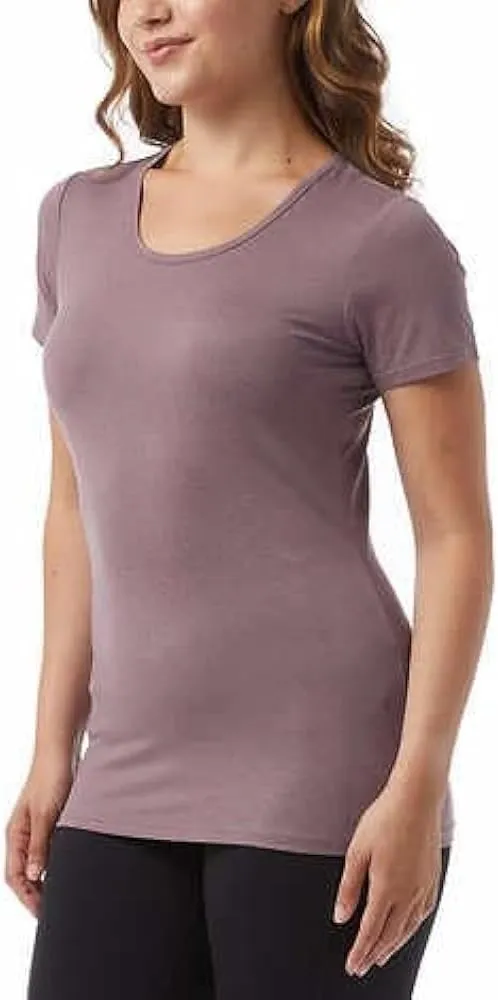 32 Degrees Ladies' Cool Tee Short Sleeve Scoop Neck, 3-Pack