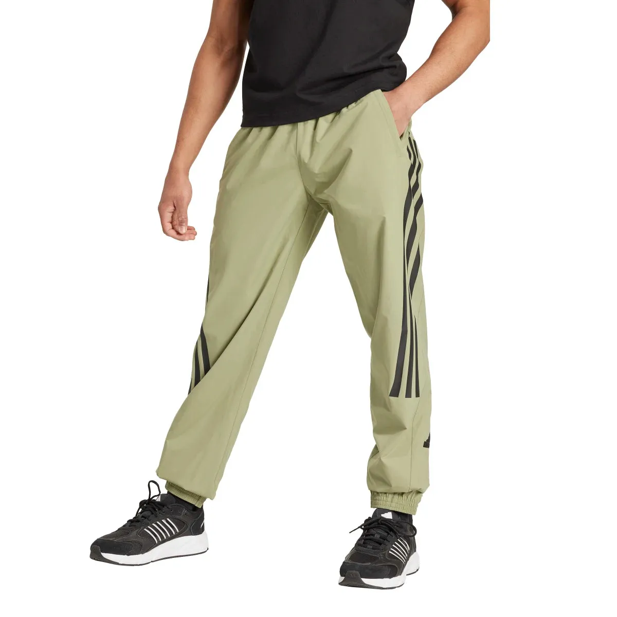 adidas Men's Future Icons 3-Stripes Woven Tracksuit Pants