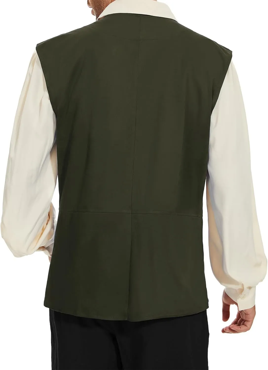 American Trends Renaissance Costume Men Pirate Vest Renaissance Viking Steampunk Halloween Medieval Costume Men