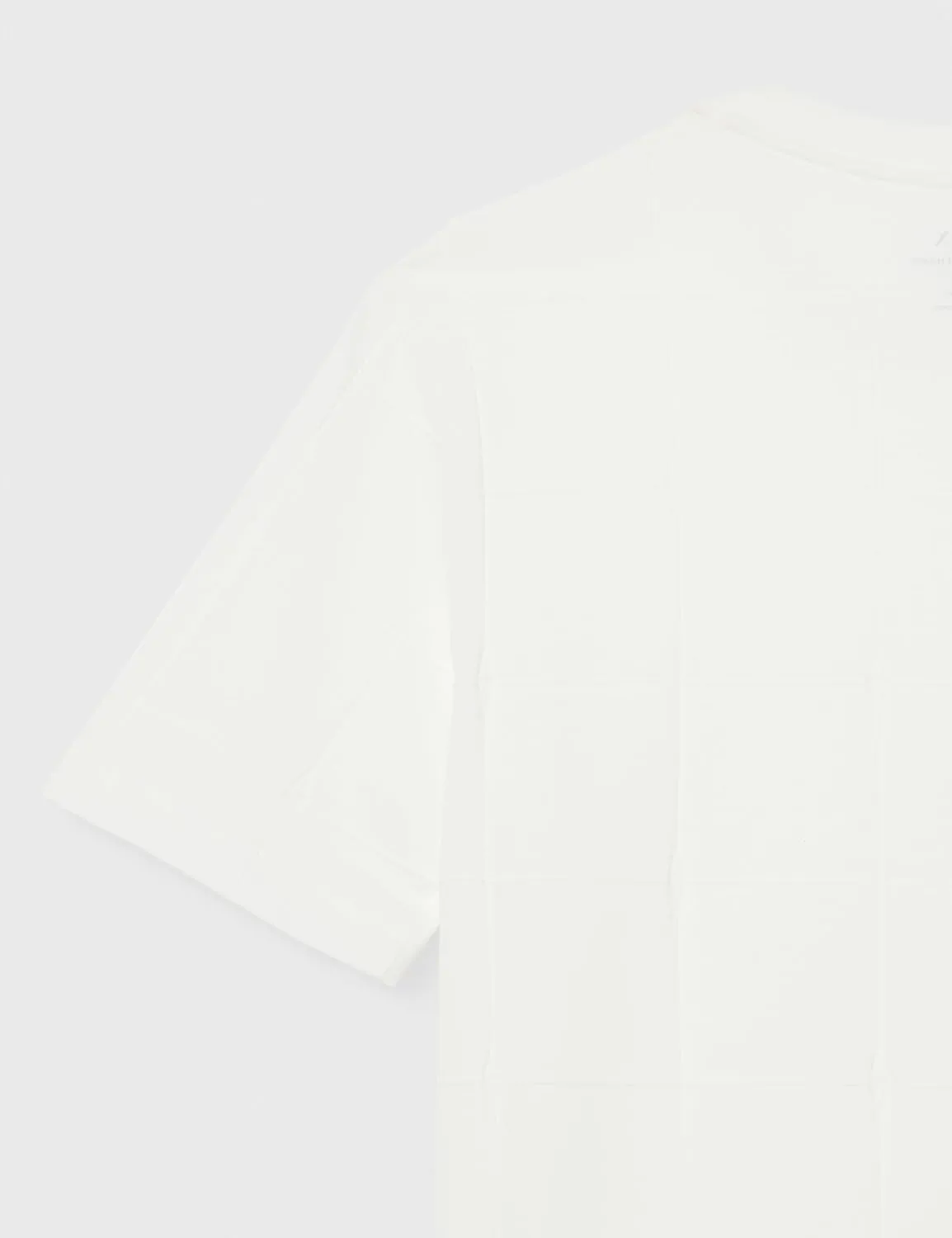 Armani Exchange Men's Small Embroidered Stacked Ax Logo Oversized Fit Tee