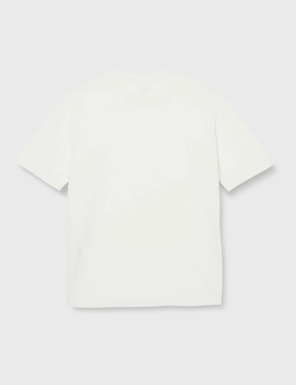 Armani Exchange Men's Small Embroidered Stacked Ax Logo Oversized Fit Tee