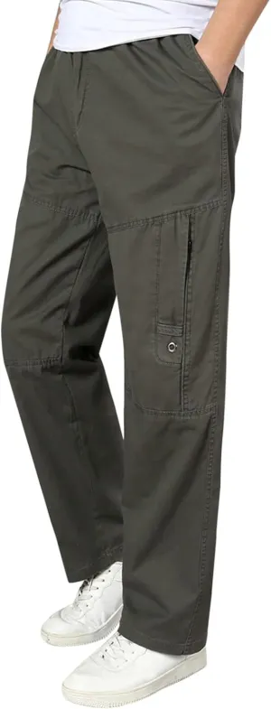 Cargo Pants for Men Joggers Fit Multi Pocket Cargo Pants Casual Fashion Hiking Outdoor Recreation Trousers Long Cargo