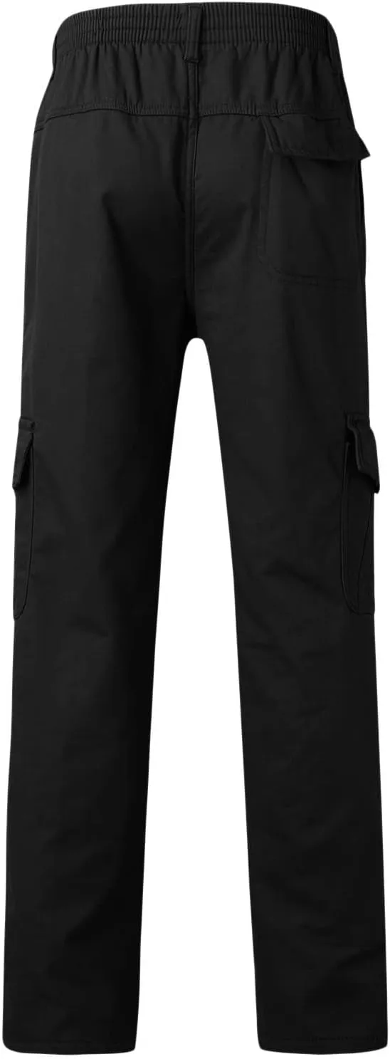 Cargo Trousers for Men with Pockets Men's Basic Active Fleece Jogger Pants Regular and Big & Tall Sizes for Workout