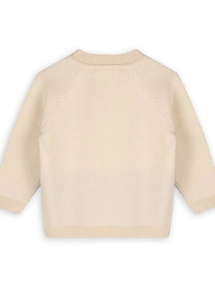 Cars Jacquard Knit Baby Raglan Sweater
