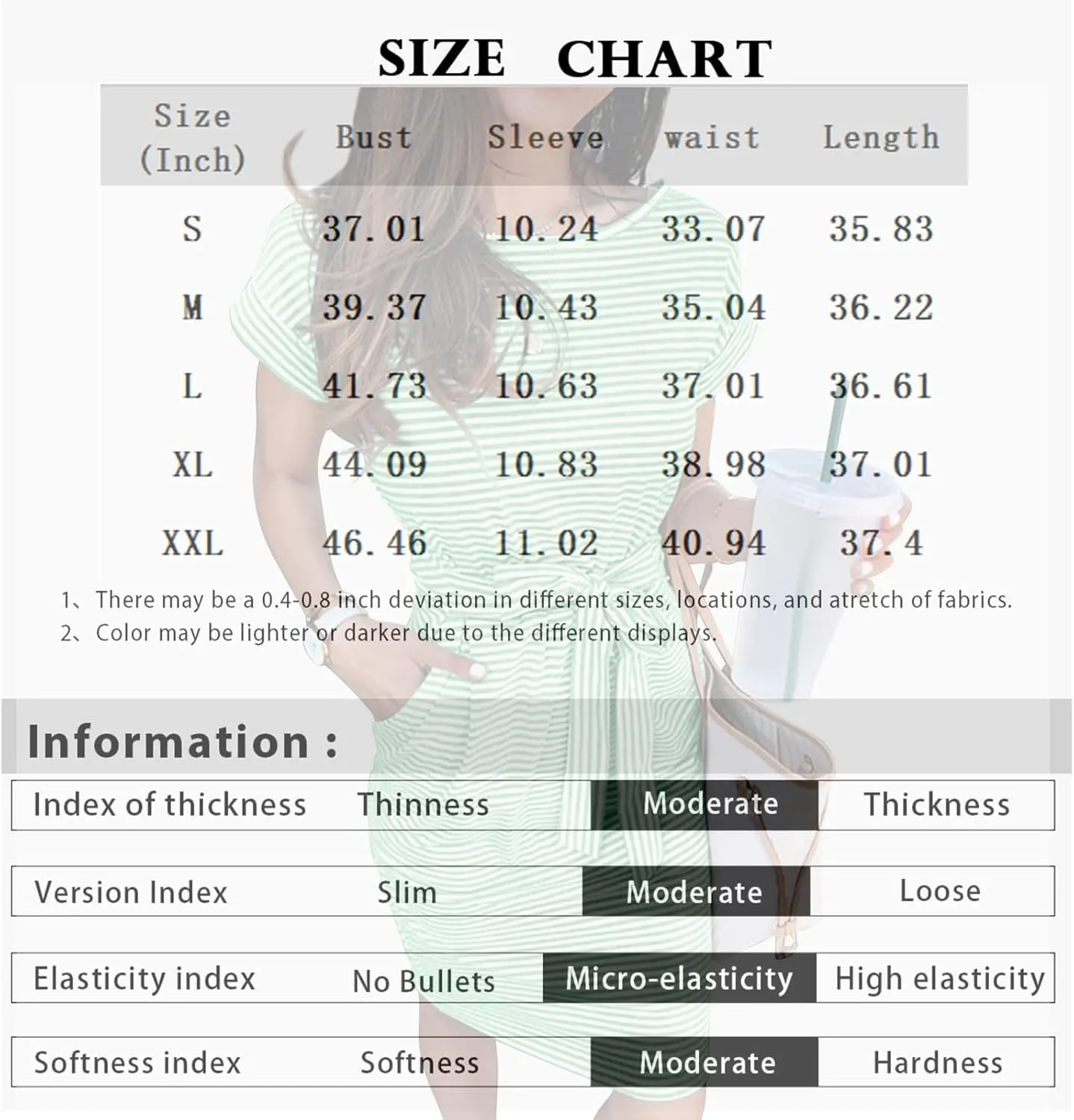 Casual Summer Dresses for Women Mini Short Sleeve T Shirt Dress Striped Tie Waist Elegant Work Dress with Pockets