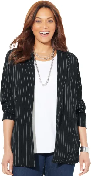Catherines Women's Plus Size Right Fit; Blazer