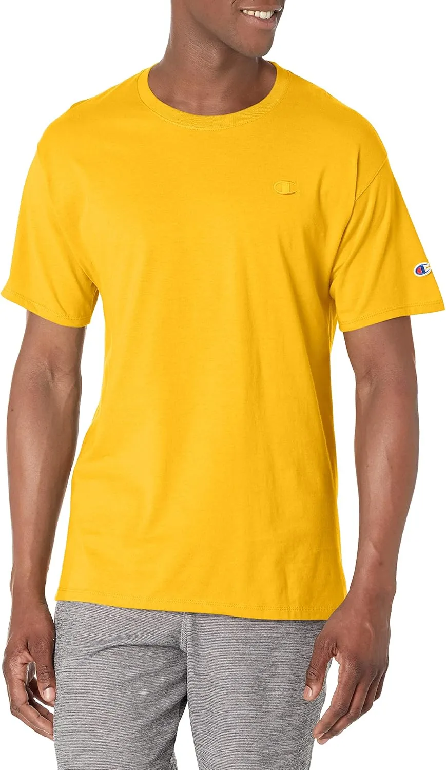 Champion mens Classic Jersey Tee Shirt, Team Gold, XX-Large US