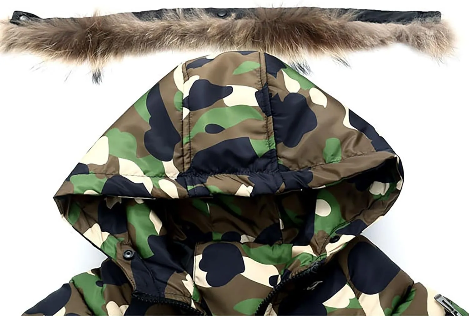 Children's Down Cotton Padded Jacket Autumn Winter Cotton Long Coat for Boys Girls Winter  Hood Kids Jackets Girls