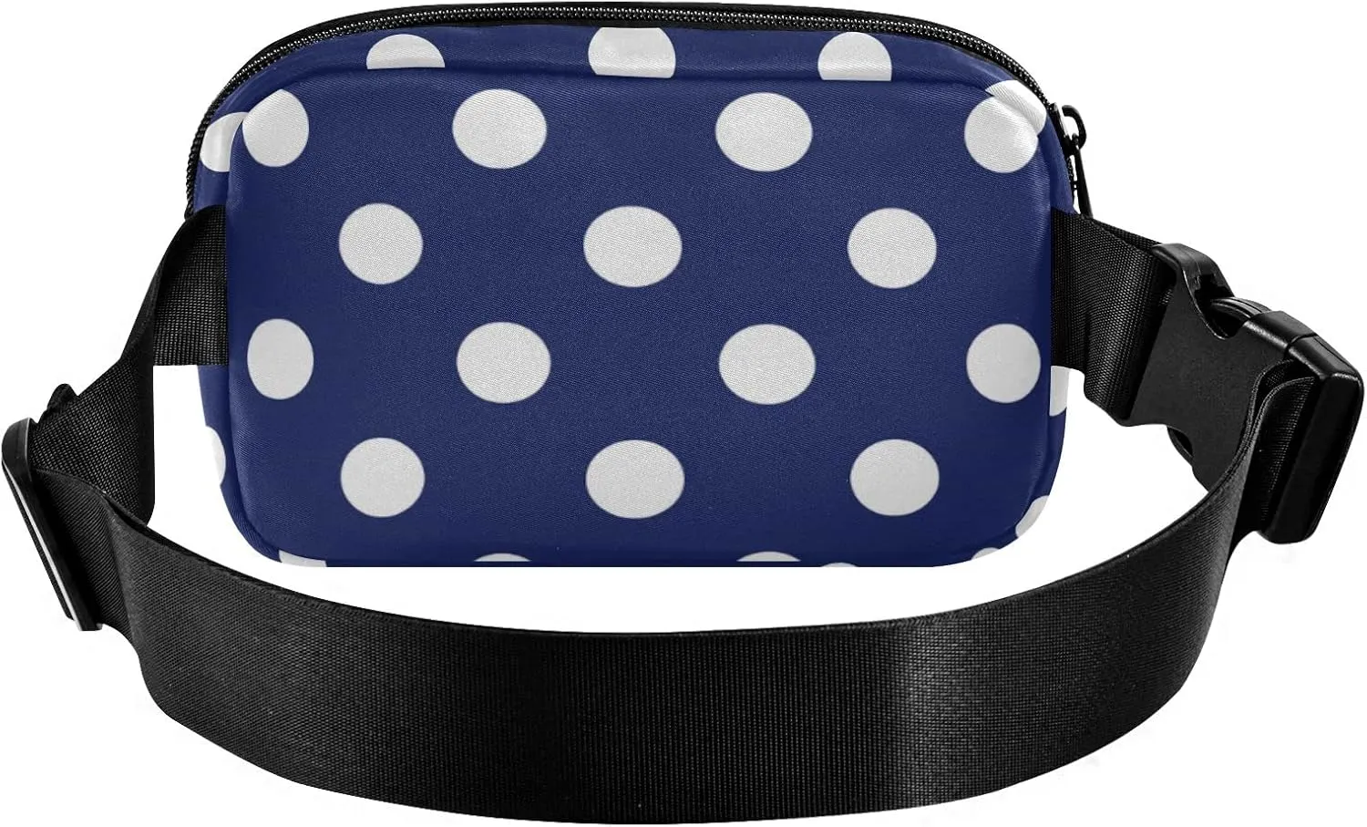 Circles Dots Blue Fanny Pack for Women Men Belt Bag Crossbody Waist Pouch Waterproof Everywhere Purse Fashion Sling Bag for Running Hiking Workout Walking Travel