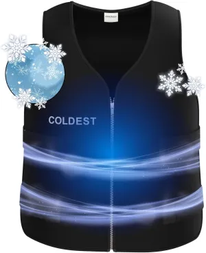 Coldest Cooling Jacket, Reusable Ice Packs for Hot Weather, Ice Vest for Men & Women, Cycling, Running, Athletes