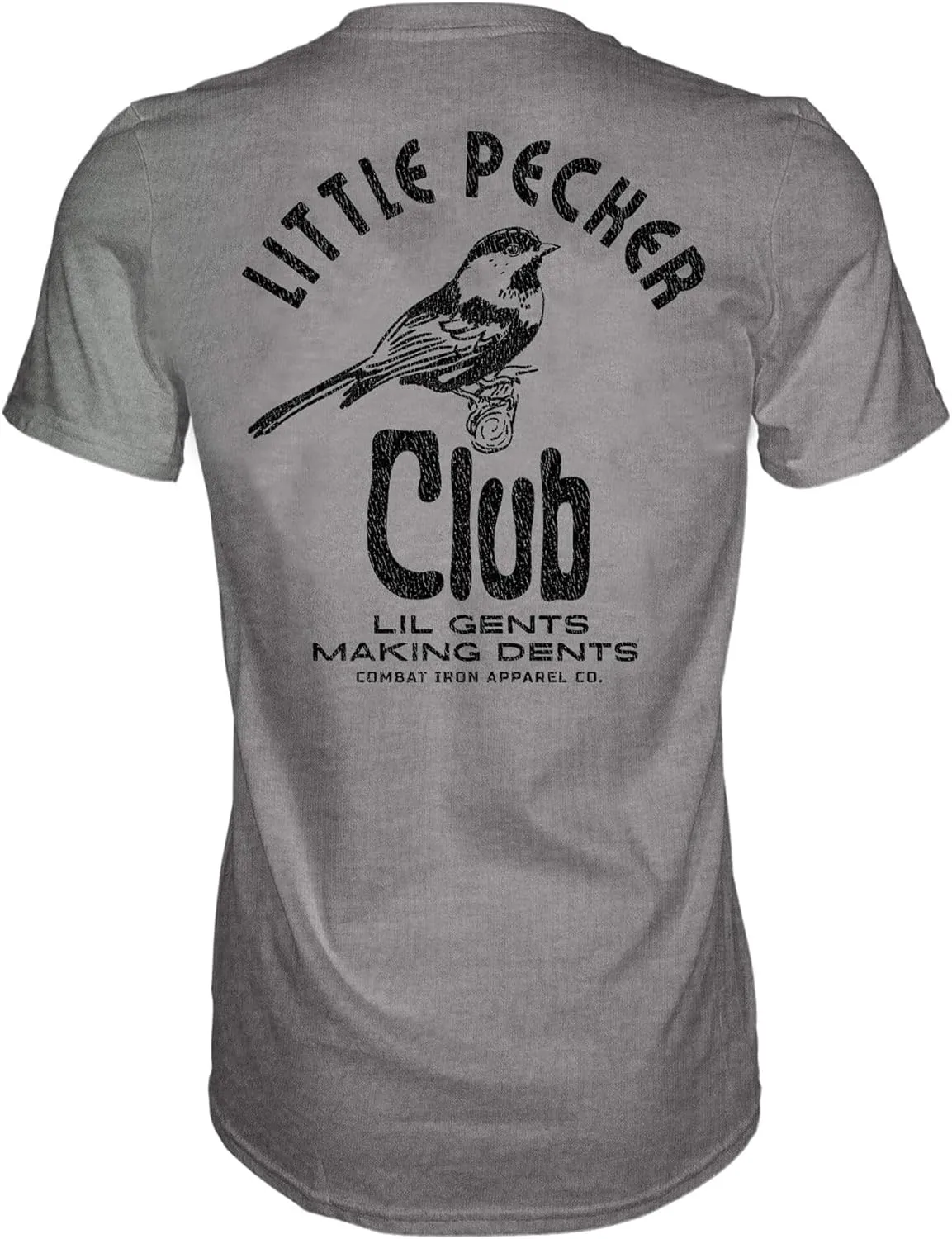 Combat Iron Men's Graphic Tees | Lil Gents Making Dents Men's Club | Mens Graphic T-Shirts
