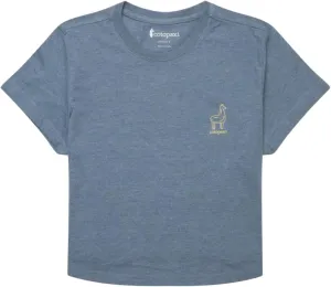 Cotopaxi Women's Tiny Llama Organic Crop T Shirt Tempest L