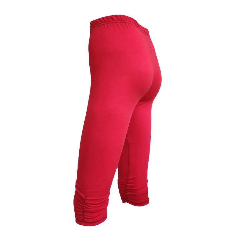 Cropped Cotton Candy Color Leggings