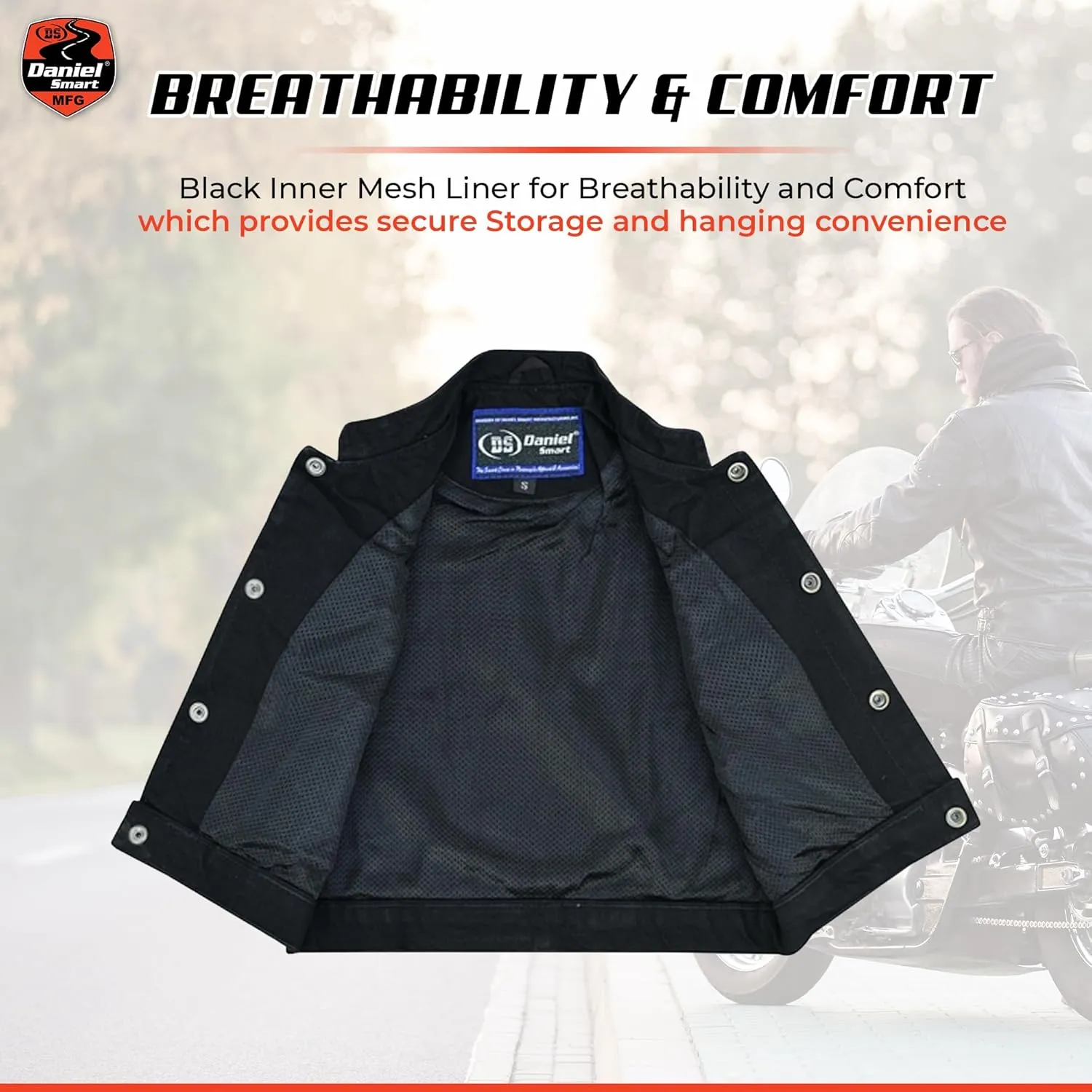 Daniel Smart Kids Jean Vest Premium Quality Denim Vest Kids with Unique Design and Multiple Pockets