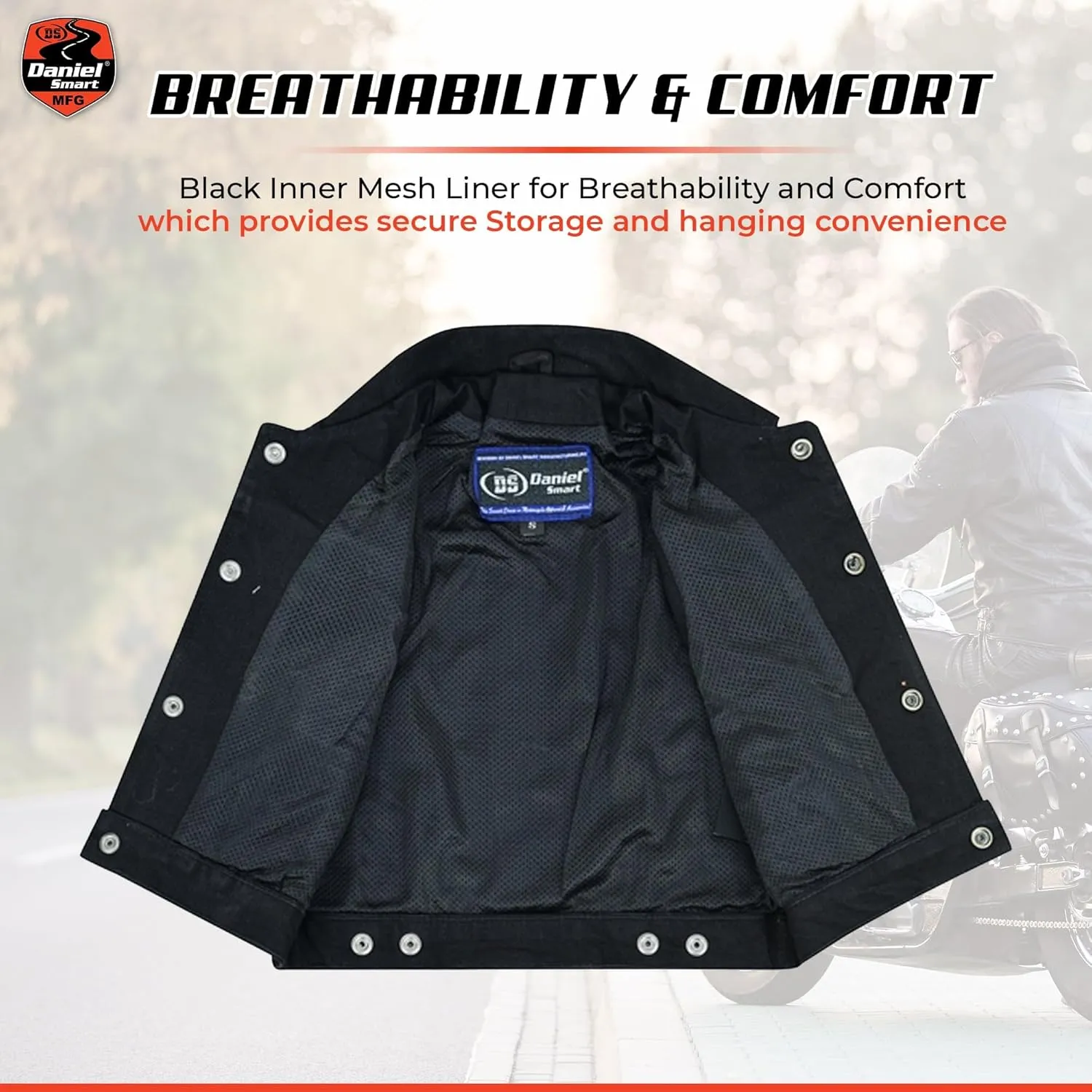 Daniel Smart Kids Jean Vest Premium Quality Denim Vest Kids with Unique Design and Multiple Pockets