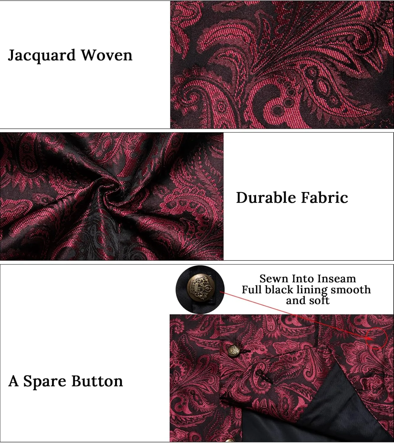 DiBanGu Men's Formal Suit Waistcoat - Business & Casual Dress Vests