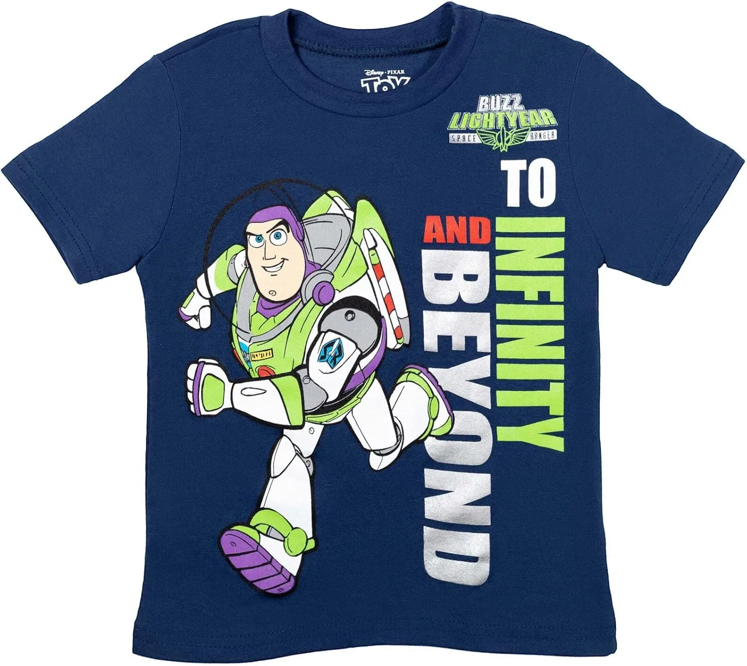 Disney Pixar Toy Story Woody Buzz Lightyear Bo Peep Rex Athletic T-Shirt and Mesh Shorts Outfit Set Infant to Little Kid