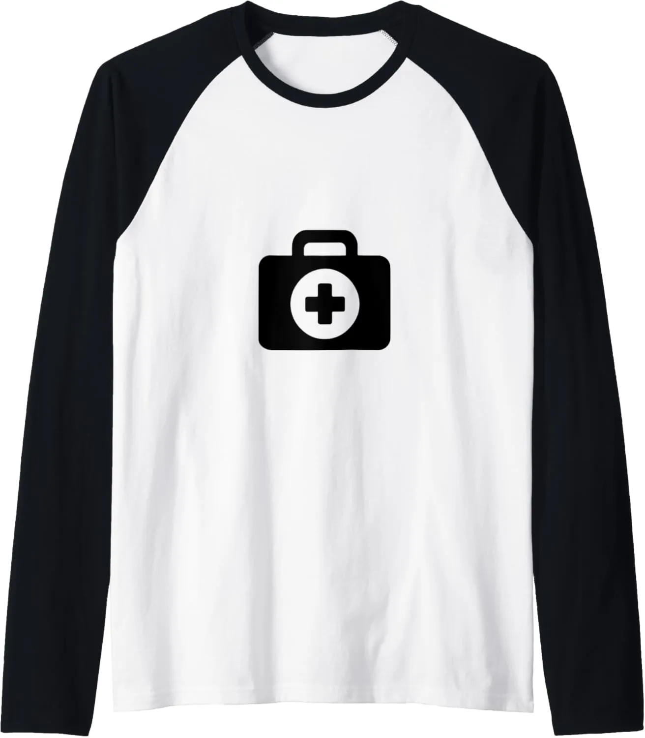 Doctor's bag - gift for doctor, nurse, paramedic, pharmacist Raglan Baseball Tee