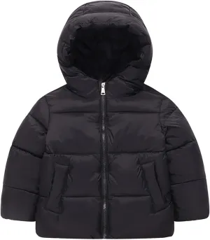 Girls Boys Down Cotton Padded Jackets Autumn Winter Kids Cotton Thicken Warm Coat Unisex Hooded 5t Jacket Girls Winter