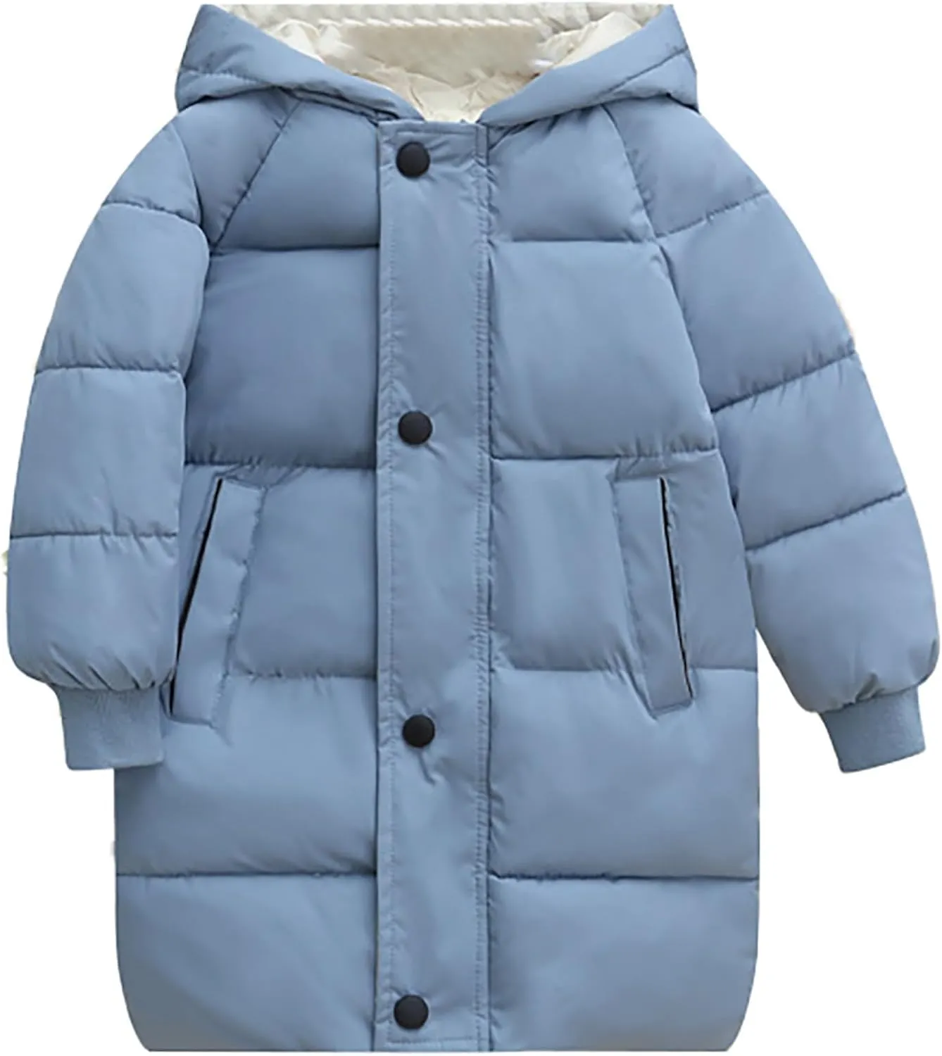 Girls Weights Children's Down Padded Jacket Long Cotton Padded Jacket Baby Children's Padded Puffy Jackets for Girls