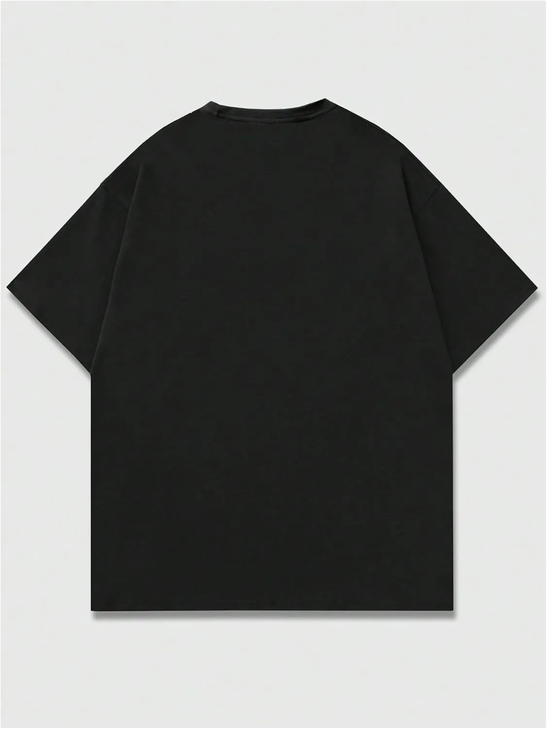 GORGLITTER Men's Graphic Tee Oversized Crewneck Short Sleeve Y2K T Shirt