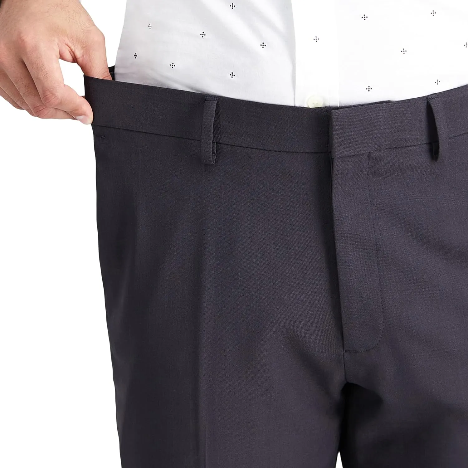 Haggar Men's Premium Comfort Dress Pant-Straight Fit Flat Front (Regular and Big & Tall Sizes)