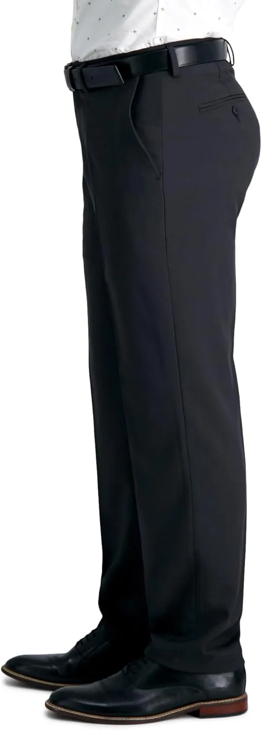 Haggar Men's Premium Comfort Dress Pant-Straight Fit Flat Front (Regular and Big & Tall Sizes)