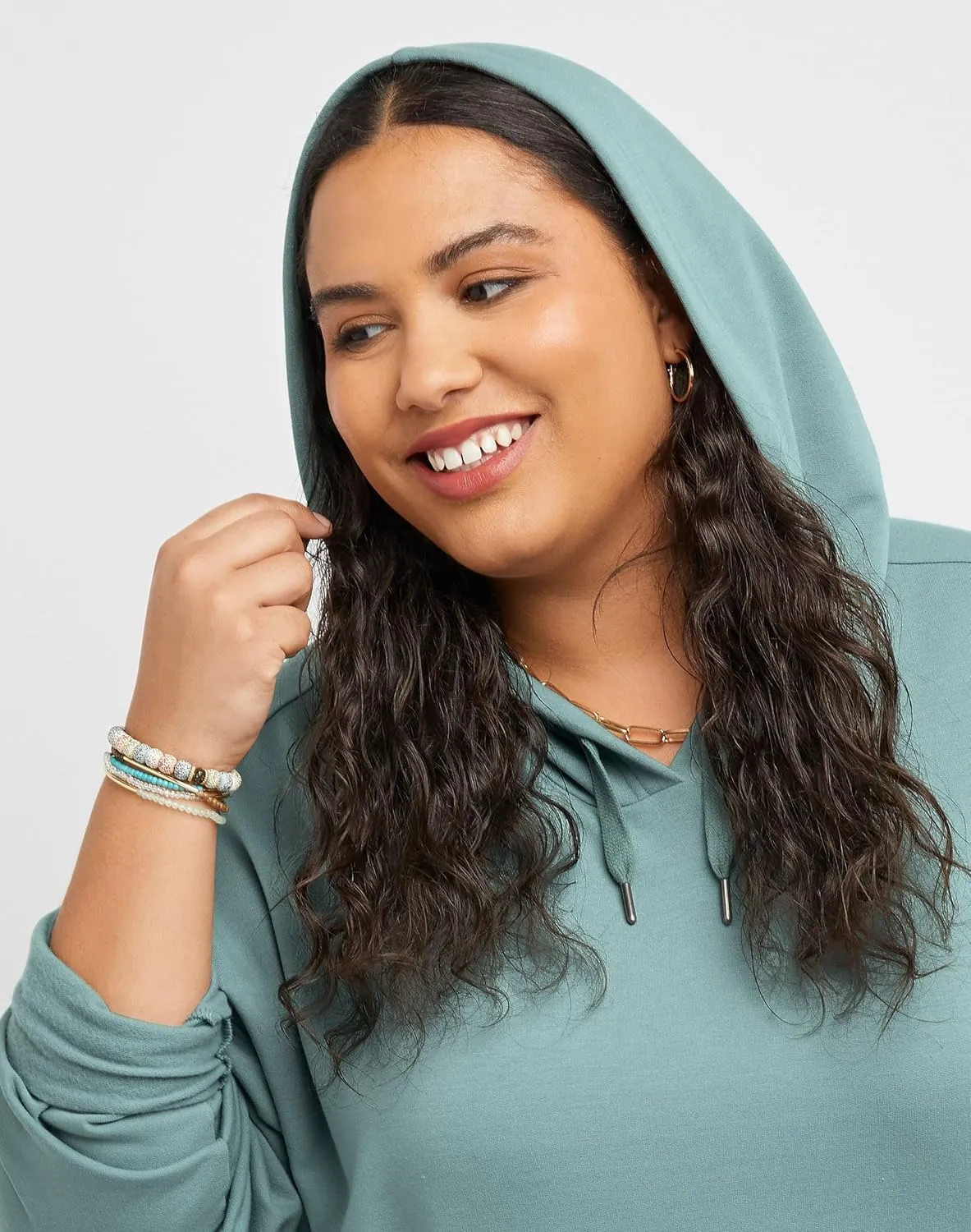 Hanes Women's Originals Soft Brushed Hoodie Dress, Fleece Hooded Dress with Kanga Pocket, Plus Size Available