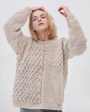 Heartbreaker Alpaca & Wool Sweater Beige