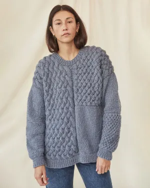Heartbreaker Alpaca & Wool Sweater Grey