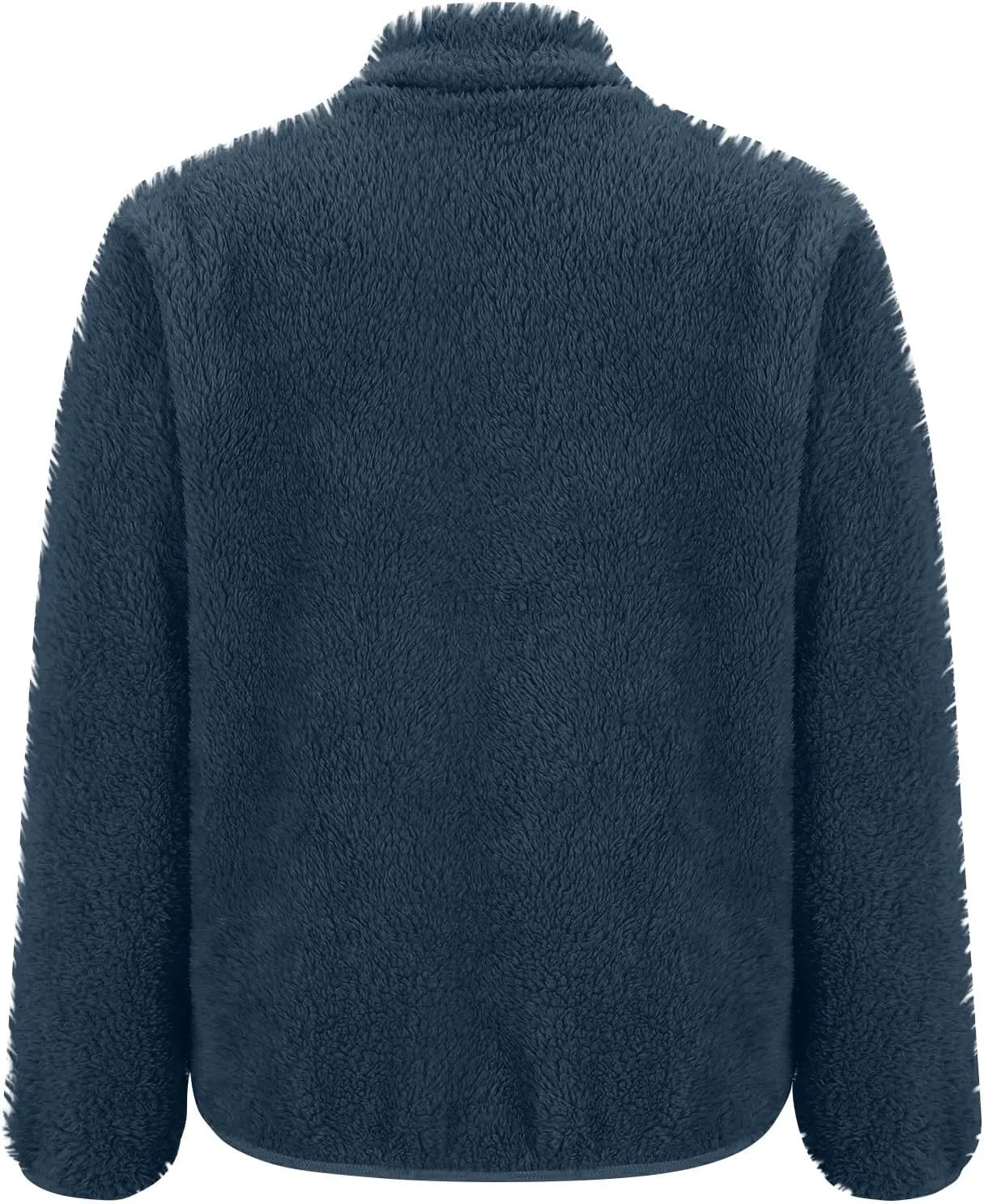 Hoodies for Women Zip Up Comfy Warm Plus Size Teddy Jackets with Pockets Lightweight Fleece Fall Winter Coats