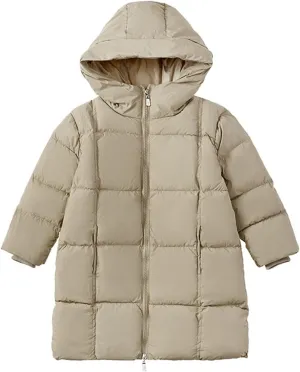 Kids Toddler Baby Girls Boys Winter Warm Thick Solid Cotton Long Sleeve Padded Jacket Coat Baby Boy Fleece Lined
