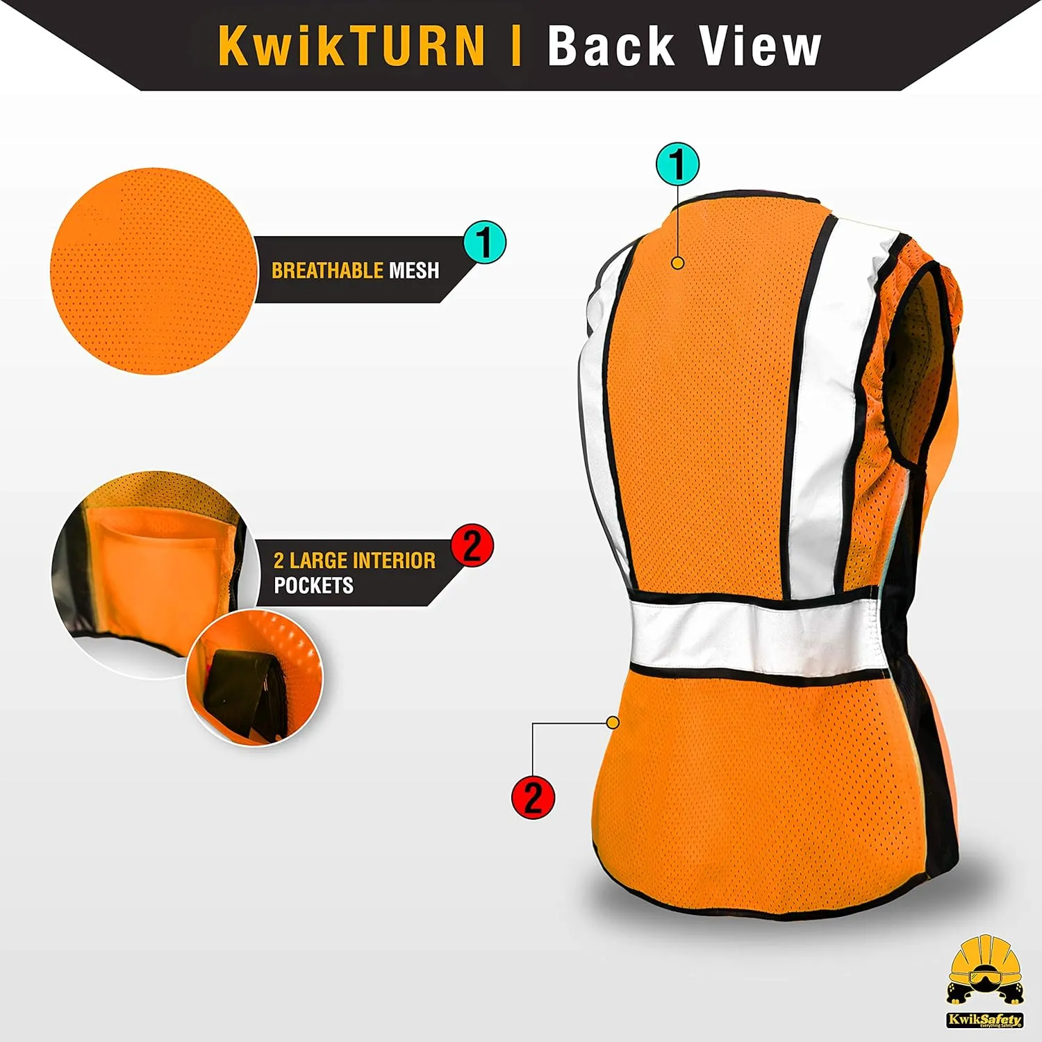 KwikSafety - Charlotte, NC - RoadBOSS Economy & Premium Safety Vest for Women [SNUG-FIT] Class 2 ANSI Tested OSHA