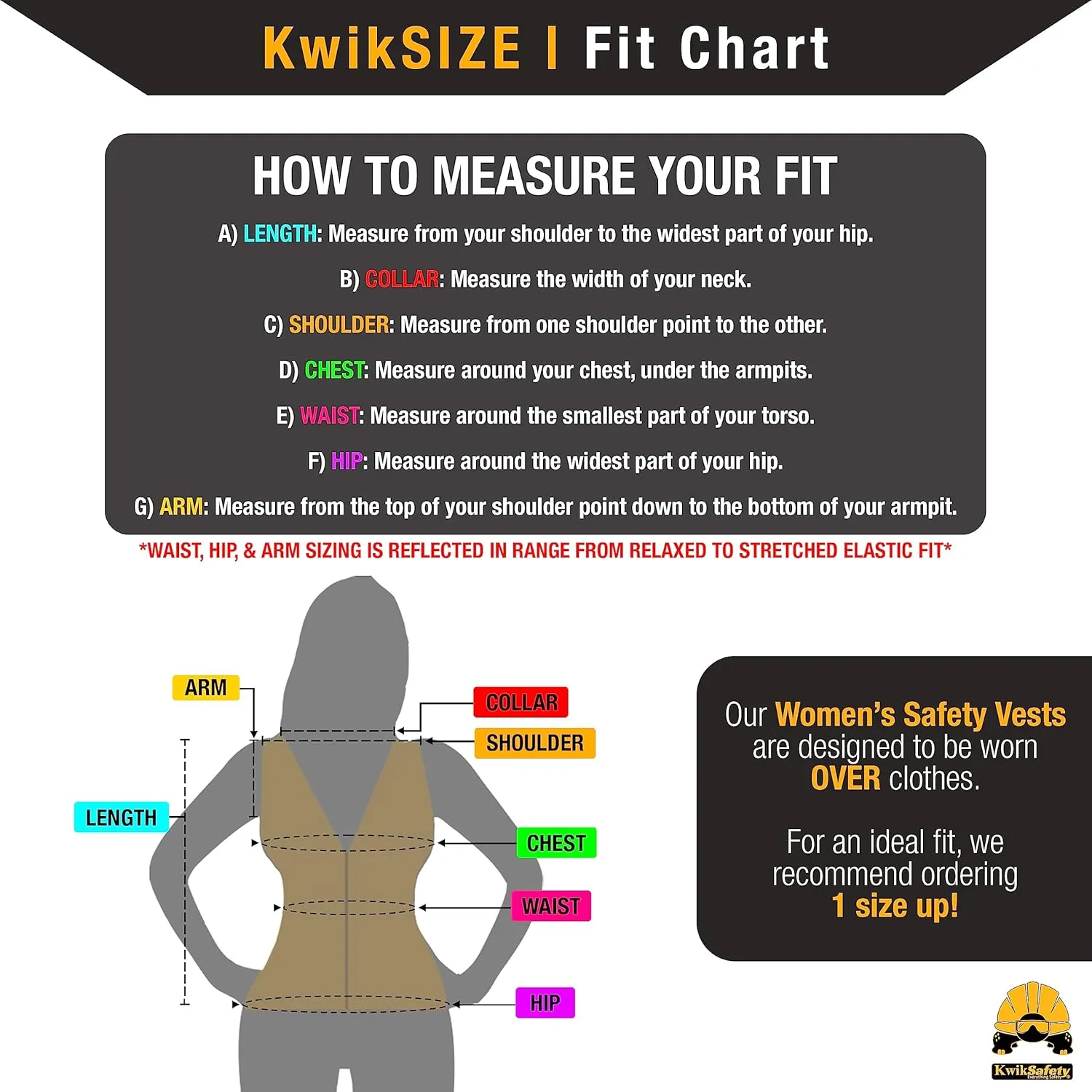 KwikSafety - Charlotte, NC - RoadBOSS Economy & Premium Safety Vest for Women [SNUG-FIT] Class 2 ANSI Tested OSHA
