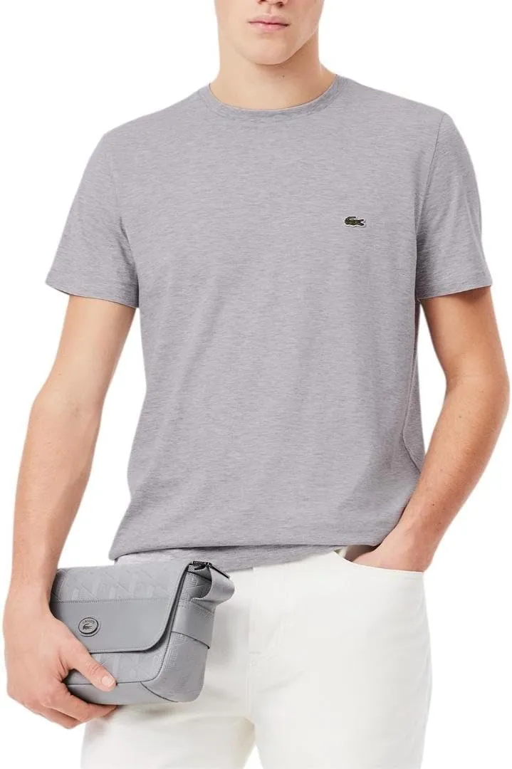 Lacoste Men's Short Sleeve Pima Jersey Crew Neck Tee