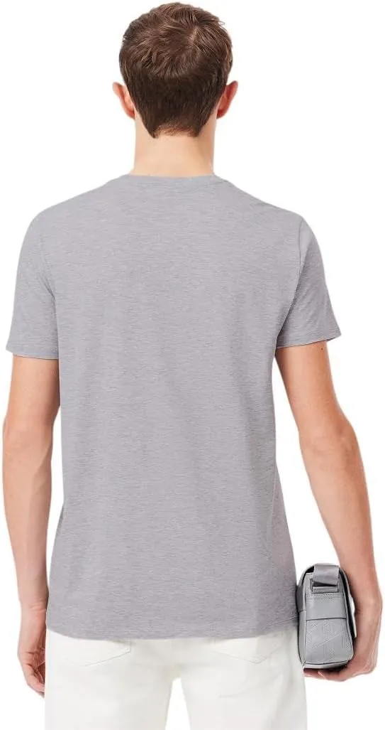 Lacoste Men's Short Sleeve Pima Jersey Crew Neck Tee