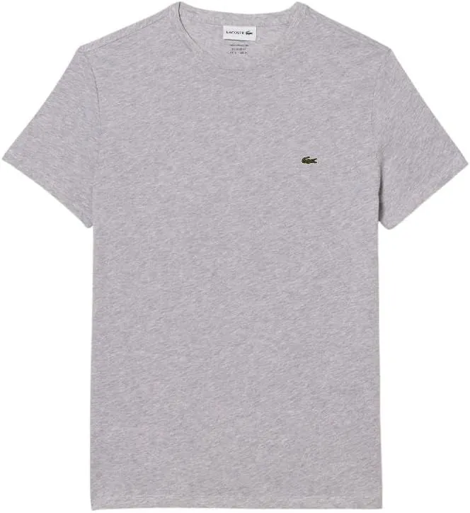 Lacoste Men's Short Sleeve Pima Jersey Crew Neck Tee