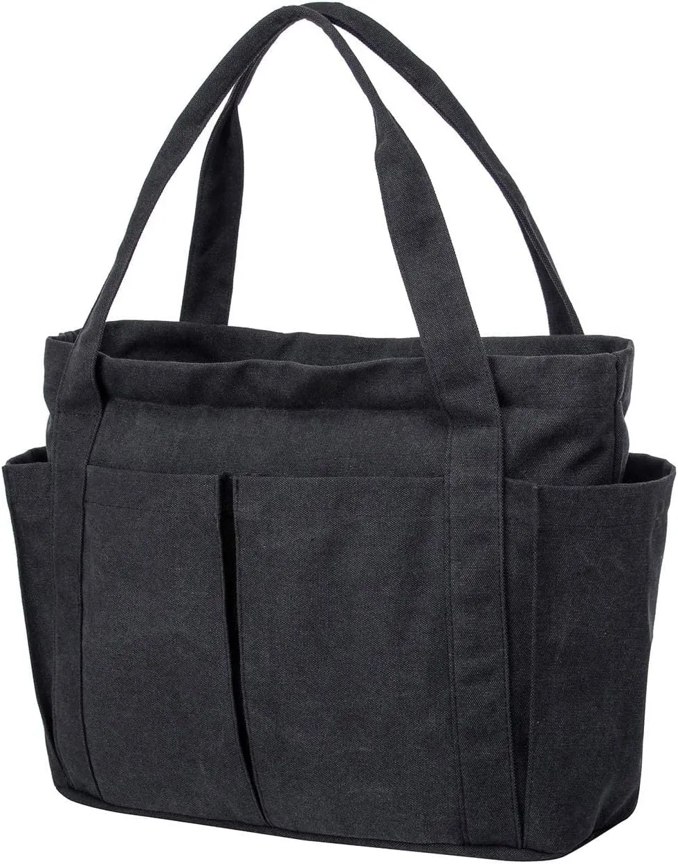 Large Tote Bag Canvas Beach Bag with Pockets Shoulder Bag for Women
