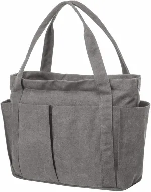 Large Tote Bag Canvas Beach Bag with Pockets Shoulder Bag for Women