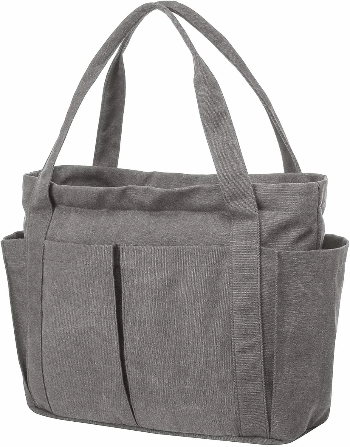 Large Tote Bag Canvas Beach Bag with Pockets Shoulder Bag for Women