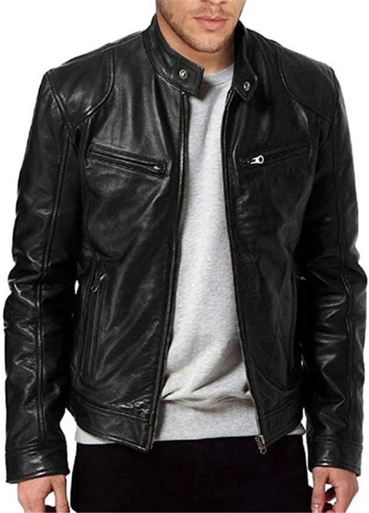 LCMTWX Men's Thick Thermal Winter Jacket Stand Collar Knitted Splice Sweater Coat Casual Cardigan Stylish Outwear Mens
