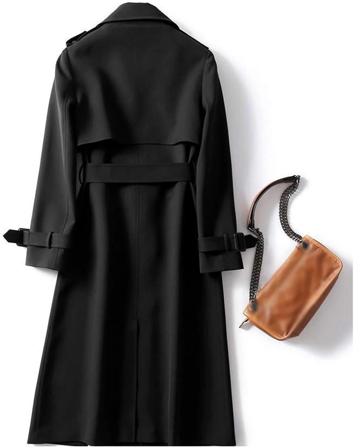 LCMTWX Women's 2023 Fashion Winter Coat Office Sleeveless Button Woolen Jacket Coat Winter Coat Women Womens Trench Coat