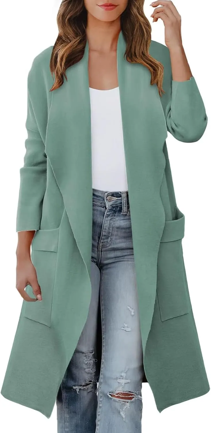 LCMTWX Women's Winter Coats Casual Suit Collar Printed Pocket Jacket Womens Trench Coat Women's Trench Coats Coat for